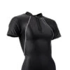 Sharkskin Chillproof Short Sleeve Chest Zip - Womens -Mares Diving Shop Sharkskin Chillproof Short Sleeve Chest Zip Womens Black