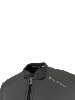 Sharkskin Chillproof T2 Long Sleeve Full Zip Mens 14 Sharkskin Chillproof T2 Long Sleeve Full Zip Mens -Mares Diving Shop Sharkskin Chillproof T2 Titanium Long Sleeve Full Zip Top Neck Detail