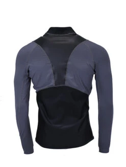 Sharkskin High Performance Long Sleeve Top Chest Zip Mens -Mares Diving Shop Sharkskin High Performance Top Chest Zip Mens Back