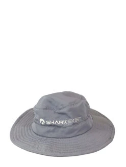 Sharkskin Wide Brim Bucket Hat