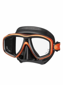 TUSA Freedom Ceos Dive Mask -Mares Diving Shop TUSA Freedom Ceos Black Electric Orange BK EO