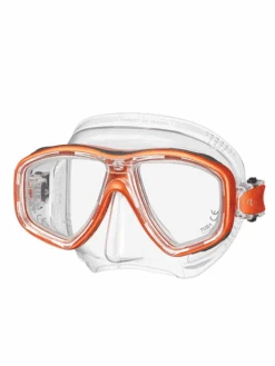 TUSA Freedom Ceos Dive Mask -Mares Diving Shop TUSA Freedom Ceos Clear Electric Orange EO