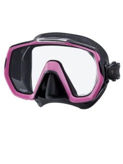 TUSA Freedom Elite Dive Mask 20 TUSA Freedom Elite Dive Mask -Mares Diving Shop TUSA Freedom Elite Mask Black Hot Pink