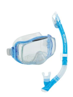 TUSA Sport Imprex 3D Dry Snorkeling Set -Mares Diving Shop TUSA Imprex 3D Dry Adult Combo Snorkeling Set Blue