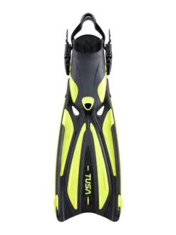 Tusa Solla Fins (Open-Heel) -Mares Diving Shop TUSA SF 22 Solla Fins Black Yellow FY