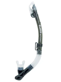 TUSA Sport Hyperdry Elite Dry Top Snorkel -Mares Diving Shop TUSA Sport Hyperdry Elite Snorkel Clear Smoke