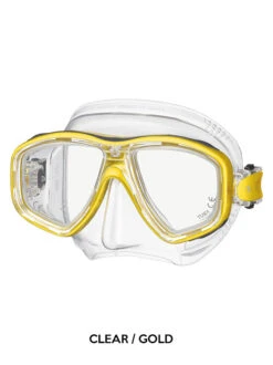 TUSA Freedom Ceos Prescription Dive Mask (with Corrective Lenses) 37 TUSA Freedom Ceos Prescription Dive Mask (with Corrective Lenses) -Mares Diving Shop TUSA Tabata Freedom Ceos Mask M 212 Moon Gold