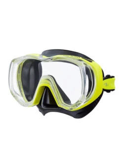 TUSA Freedom Tri-Quest Dive Mask -Mares Diving Shop TUSA Tabata Freedom Tri Quest Dive Mask M 3001 Black Fluoro Yellow BK FY