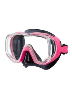 TUSA Freedom Tri-Quest Dive Mask -Mares Diving Shop TUSA Tabata Freedom Tri Quest Dive Mask M 3001 Black Hot Pink BK HP